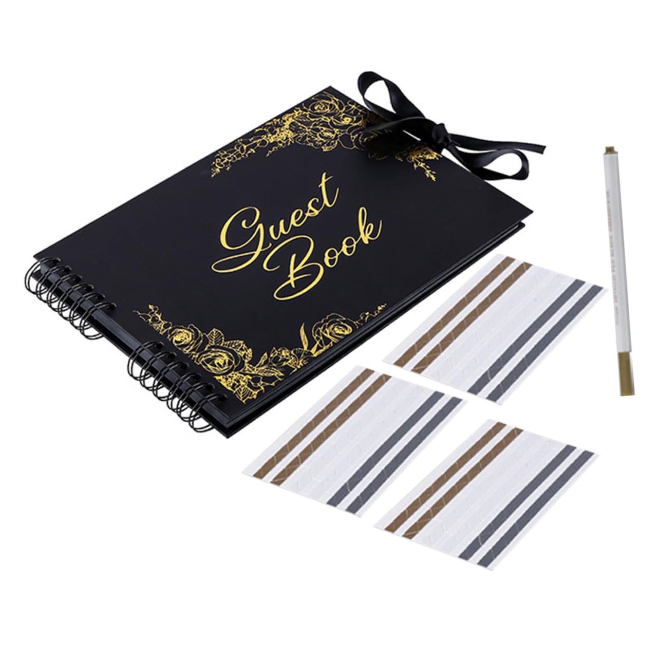 Anneome Gästebuch für Hochzeit mit Gästeschildern Rustikales Fotobuch als Alternative zum Gästebuch für Hochzeitsfeier