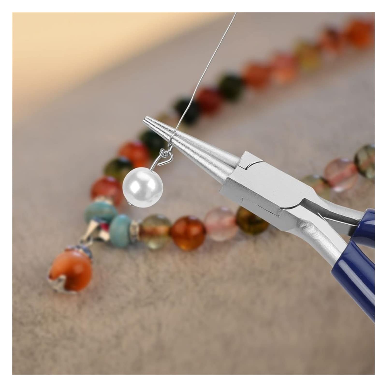 7pc Alicates Joyas Establecer pinzas de diagnologia Ajuste for joyería