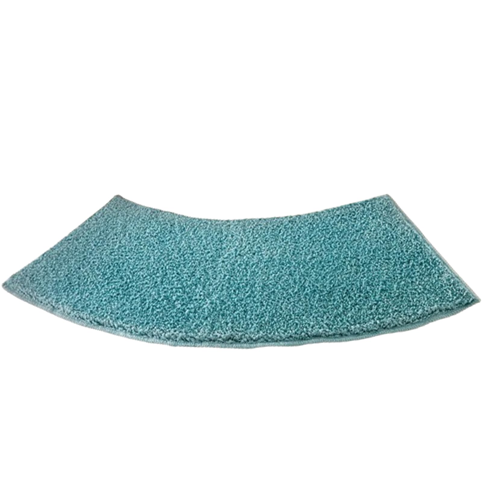 Ysaca Curved Shower Mat,30x100cm Curved Bath Mat,Non-Slip Shower Mat Outside Shower,Water Absorbent Corner Shower Mat for Laundry Room Shower (Blue)
