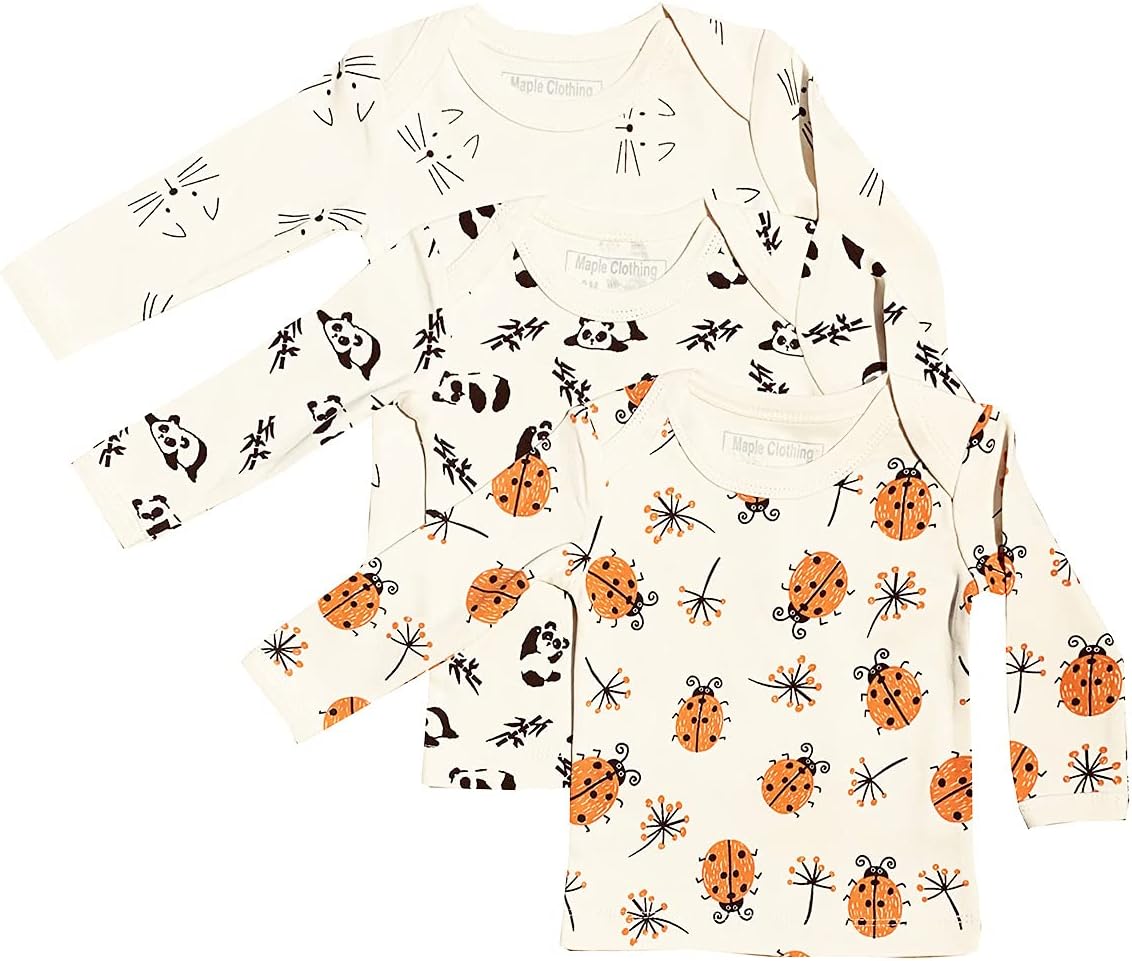 Maple ClothingOrganic Cotton Baby Clothing Long Sleeve T-Shirt GOTS Certified