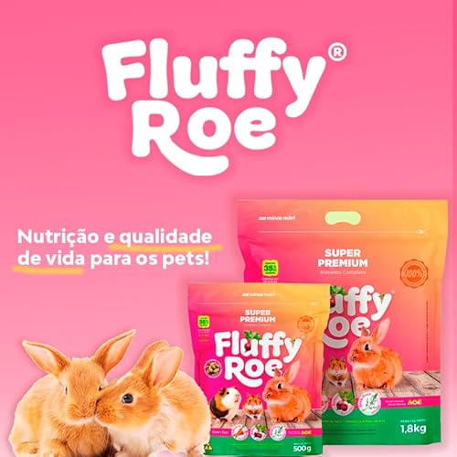 Ração Fluffy Roe - 500g Super Premium Minas Nutri