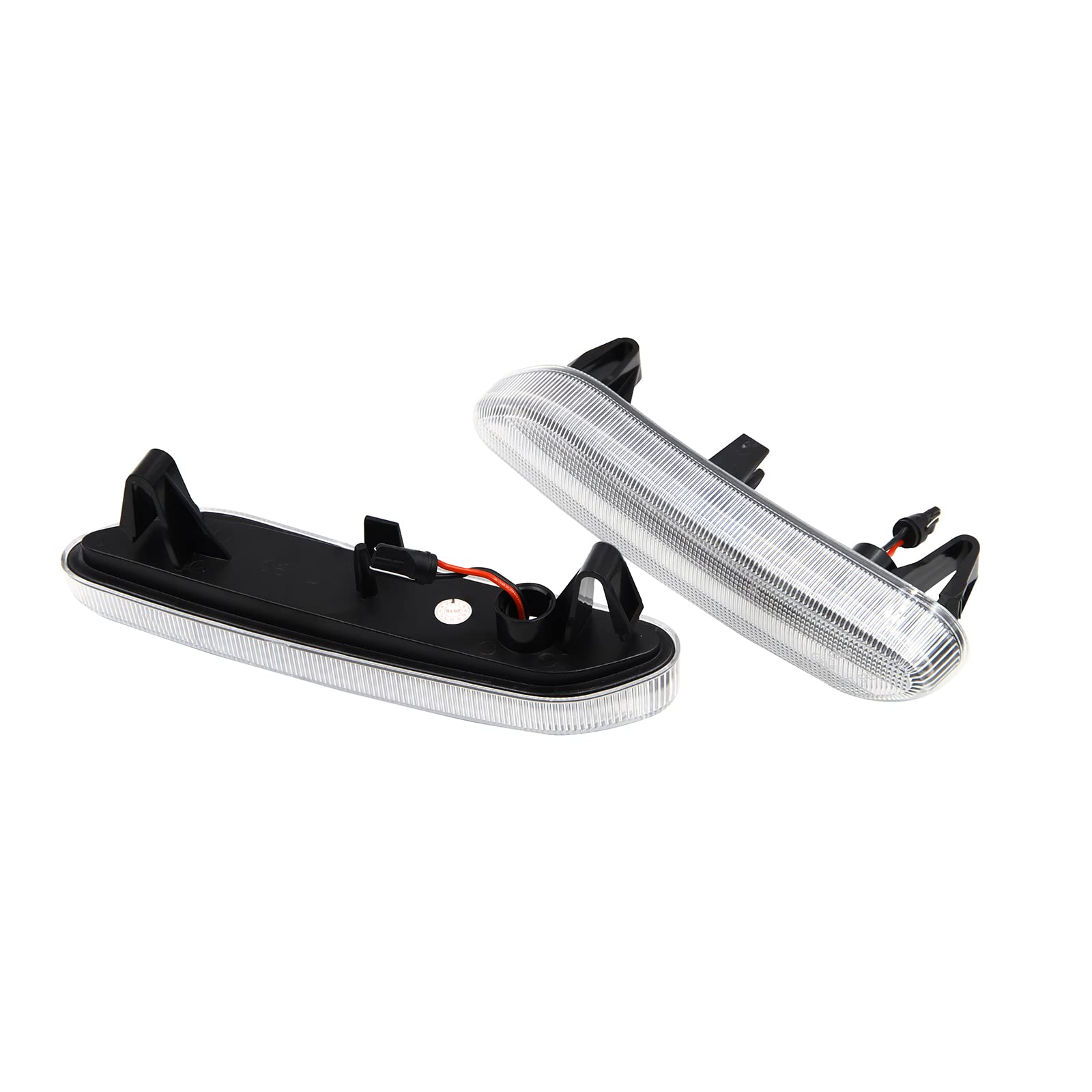 Canbus - Indicatore laterale a LED per Mini Cooper R60 Countryman R61 Paceman 2012-2017, anteriore ambra trasparente, indicatore di direzione laterale