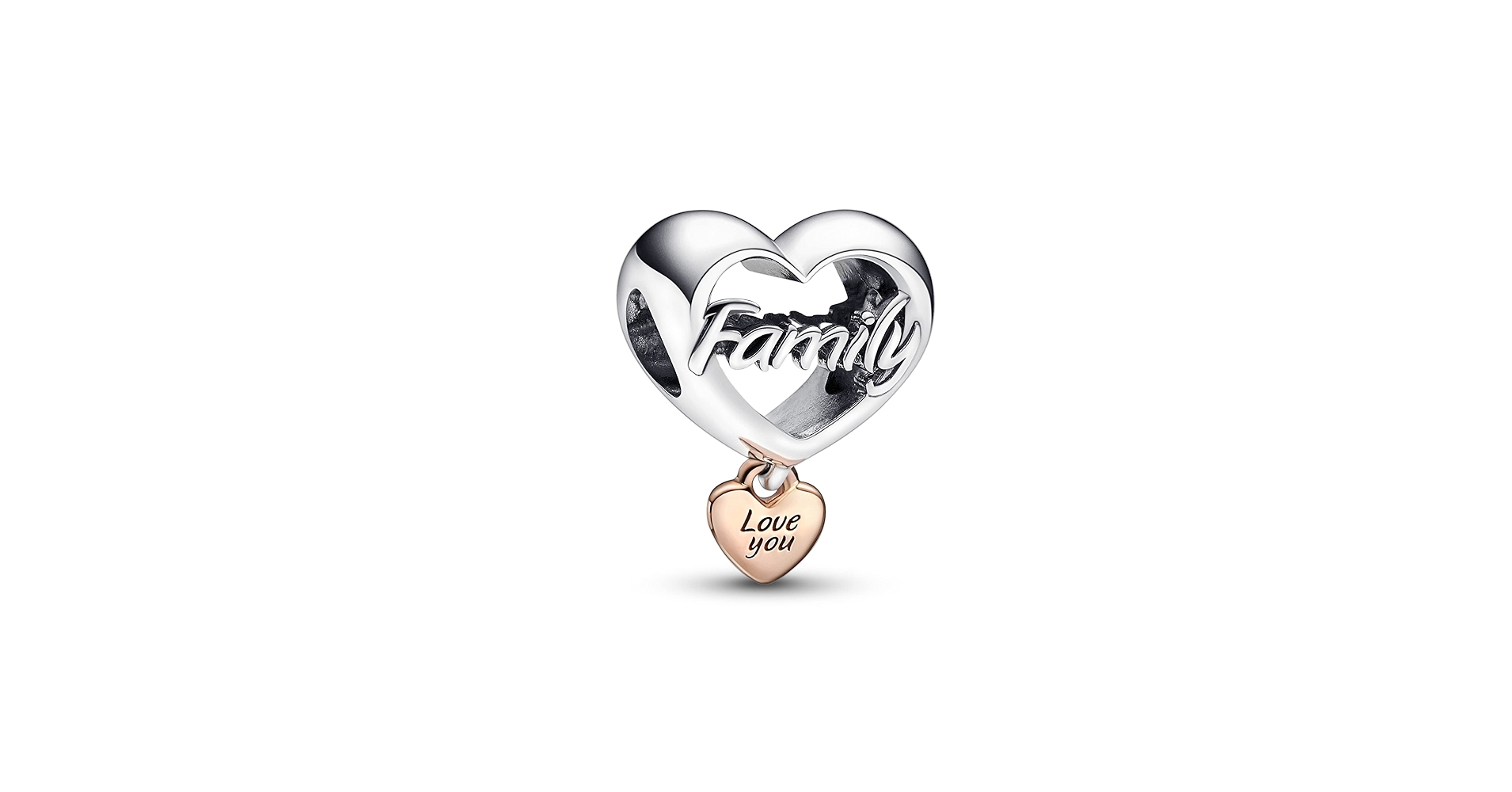 Amazon.com: Pandora Love You Family Heart Charm Bracelet
