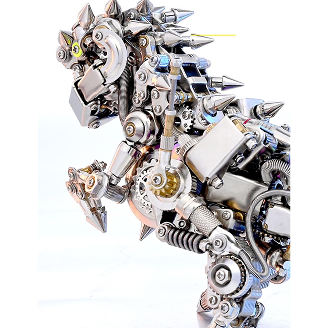 Generisch Puzle 3D Metal Q Version Papillon Dragón, Puzzle de metal 3D para acero inoxidable 340, metal entero, regalo de cumpleaños, kit de maqueta para adultos, 1110 piezas -2024