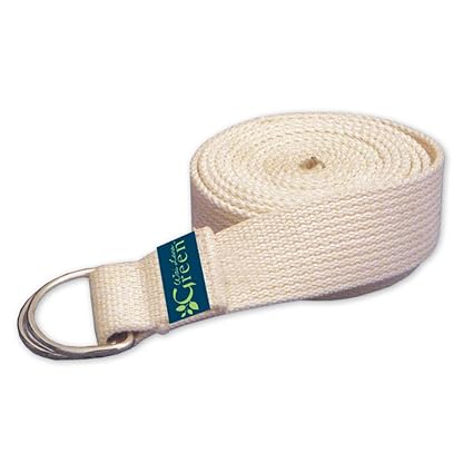 Wai Lana Green Organic Cotton Yoga Strap
