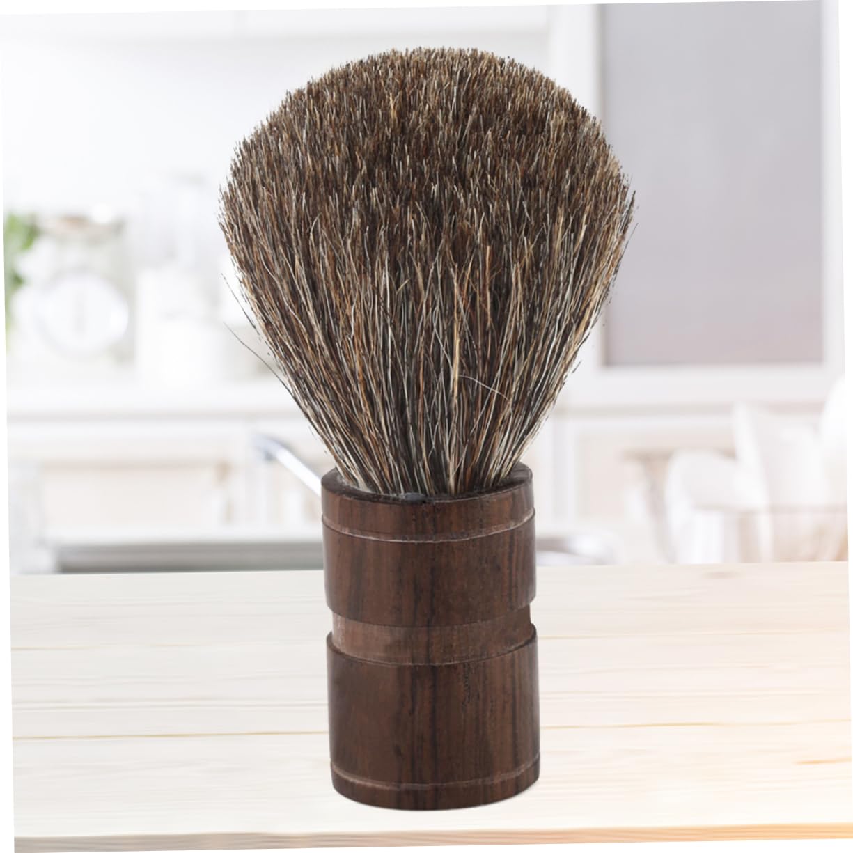 Angoily 3 Pezzi Di Pennello Da Barba Con Manico in Legno E Setole Per Uomo E Per Strumento Per La Del Viso Per Papà E Compleanno