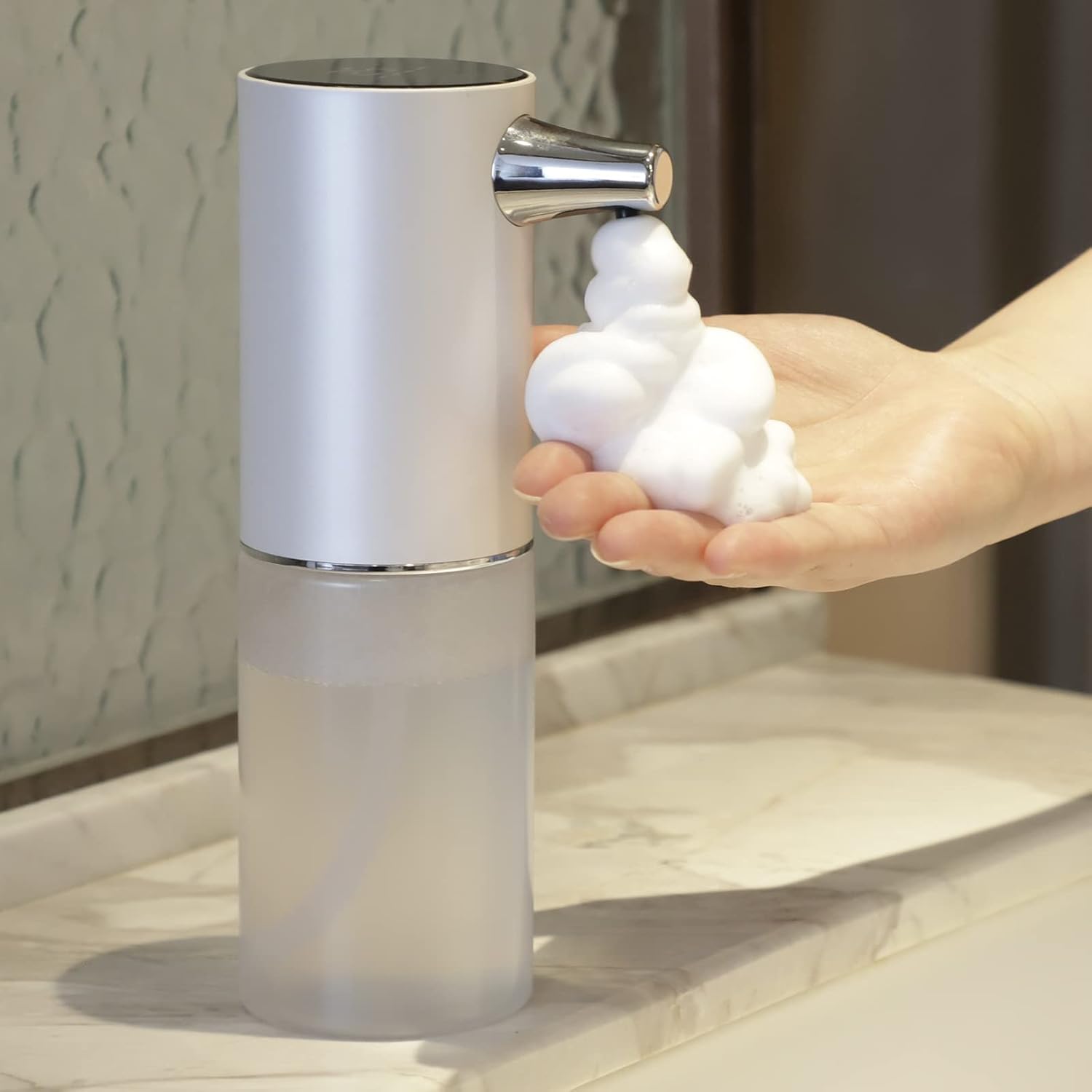 Automatic Soap Dispenser, Sapouni Touchless Foaming Hand Soap Dispenser