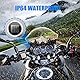 YUNYODA Mini Motorrad Uhr, Universal Wasserdicht Motorraduhr, Digital Uhr Stick-On für Fahrrad/Motorrad/SUV Verschiedene Modelle kleines Schwarz