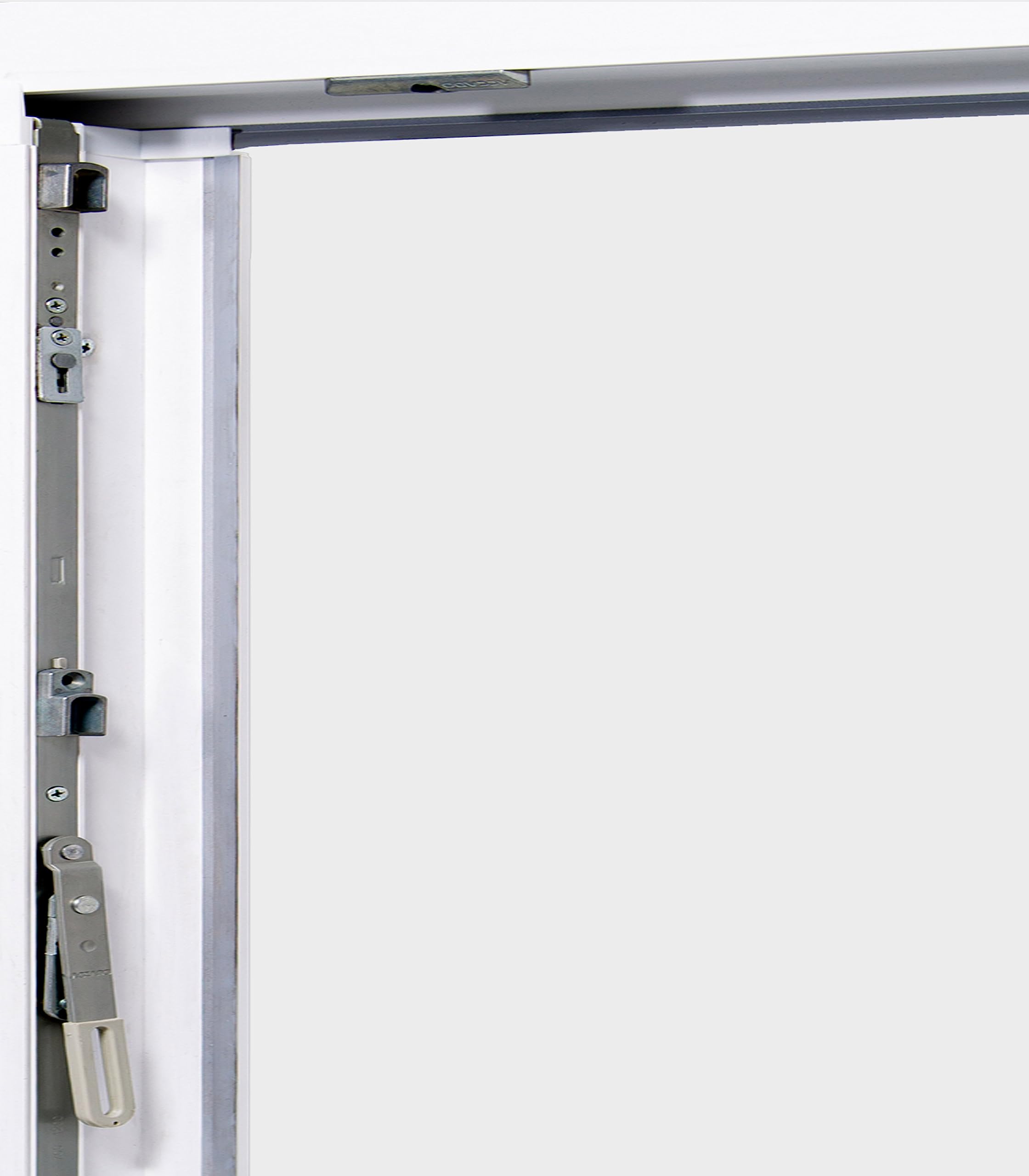 Ventanastock PVC 600x600 Practicable Oscilobatiente Derecha 1 hoja con vidrio Carglass (Climalit Mate)