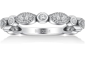 Milgrain Marquise Moissanite Wedding Band: A Shimmering Symbol of Everlasting Love