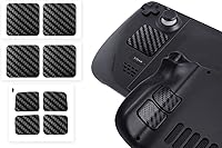 Vista 1 de Protector táctil compatible con Steam Deck Touch Trackpad (protector de trackpads + protector de 4 teclas, carbón - negro)