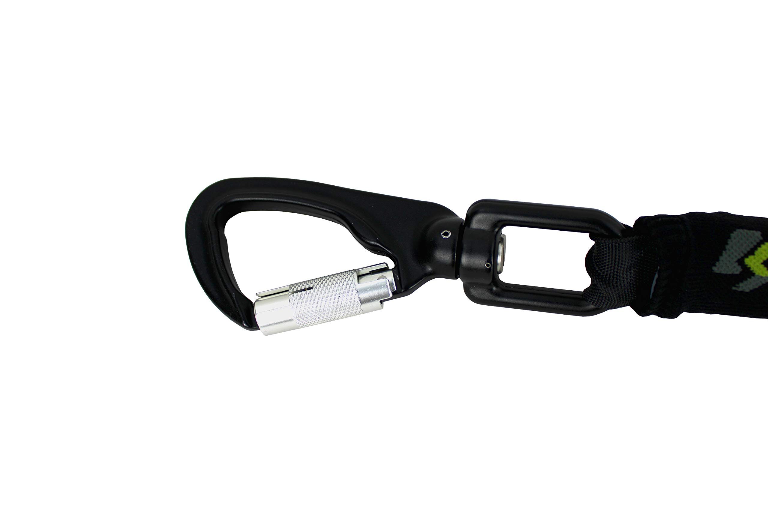 Kratos Safety Olympe-S Gurtband, Höhensicherungsgerät für Hubarbeitsbühnen, 1,75m mit Bandfalldämpfer und integriertem Bremssystem, EN360, PSA