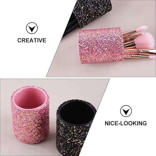 Miniatura 5 de Cubo de cepillo de maquillaje Pu cuero titular de la pluma de la taza cosmética del cepillo del maquillaje del envase del cepillo del sostenedor de