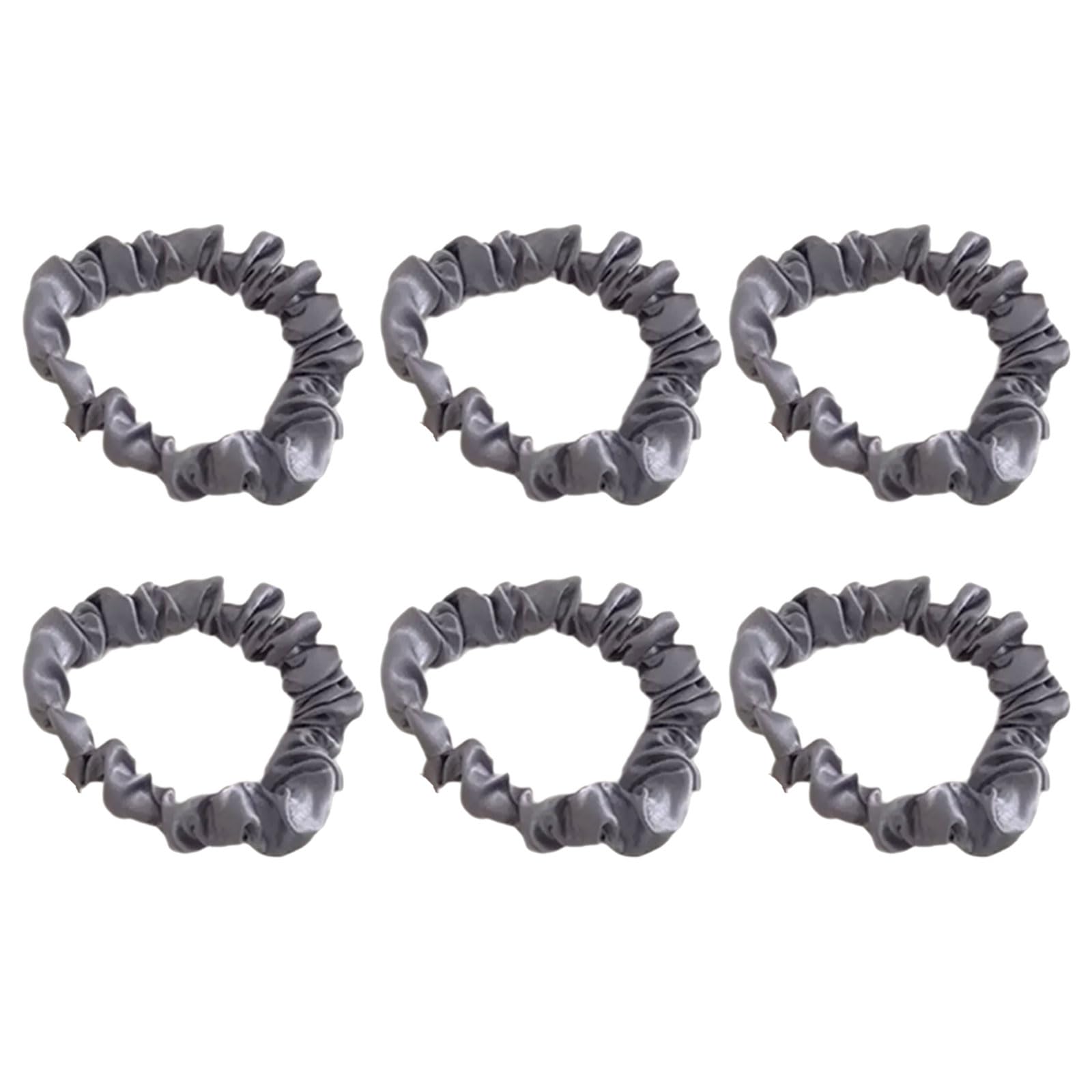MICFENY Silk Like Hair Rope Hair Bun Scrunchies Elastic Scrunchy HairBands Female Accessories