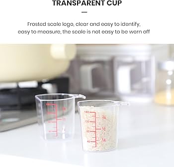 Amazon | Tacarlha 計量カップ コンパクト キッチン 精密調理 180ml Amazon | Tacarlha 計量カップ コンパクト キッチン 精密調理 180ml
