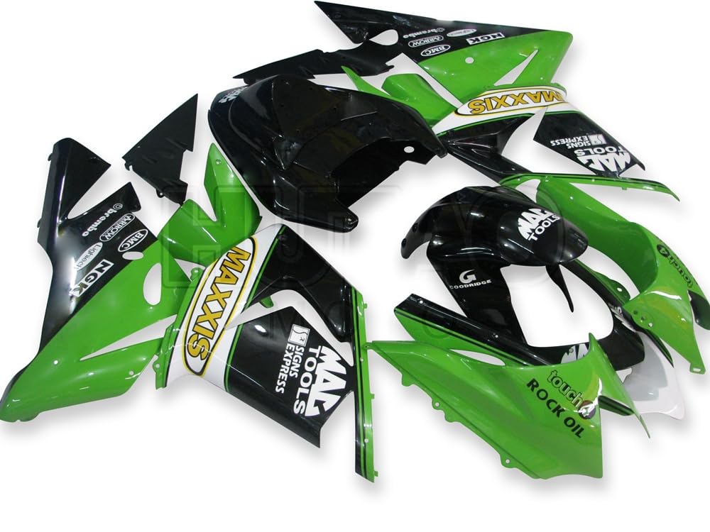 Amazon.co.jp: グリーン ブラックーフェアリング、ZX-10R ZX10R 2004