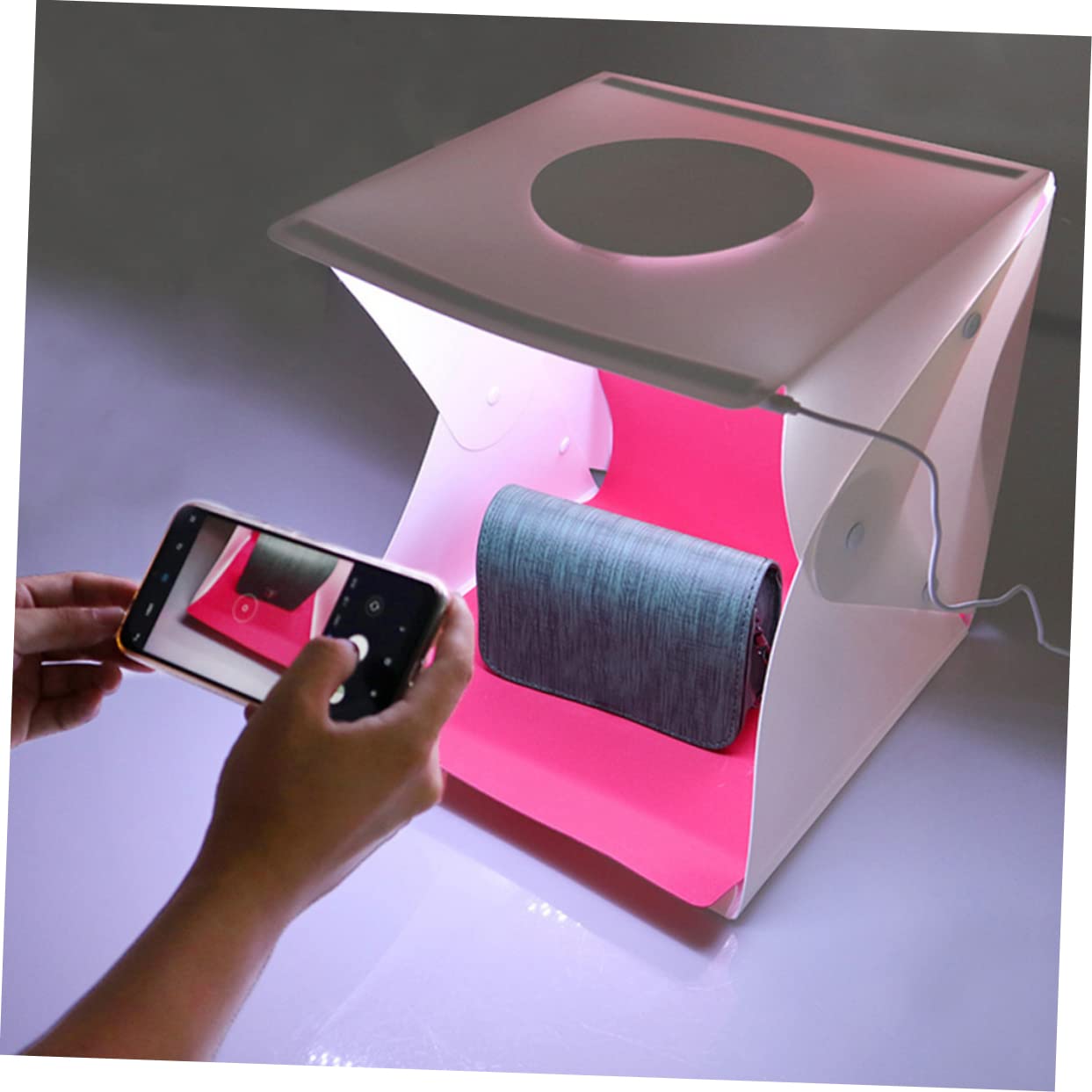Petit Caisson Photo Lumineux pour Présentation De Produits Caisson Lumineux pour Toile De Fond De Photographie