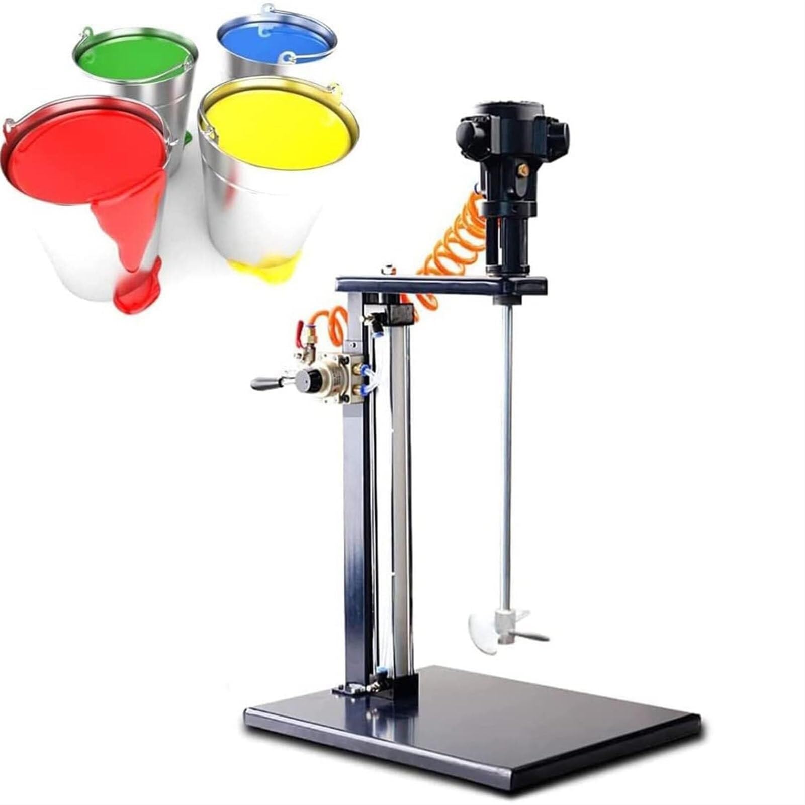 ステンレス 塗料攪拌機 Amazon | 空気圧塗料ミキサーマシン、ステンレススチール製自動塗料