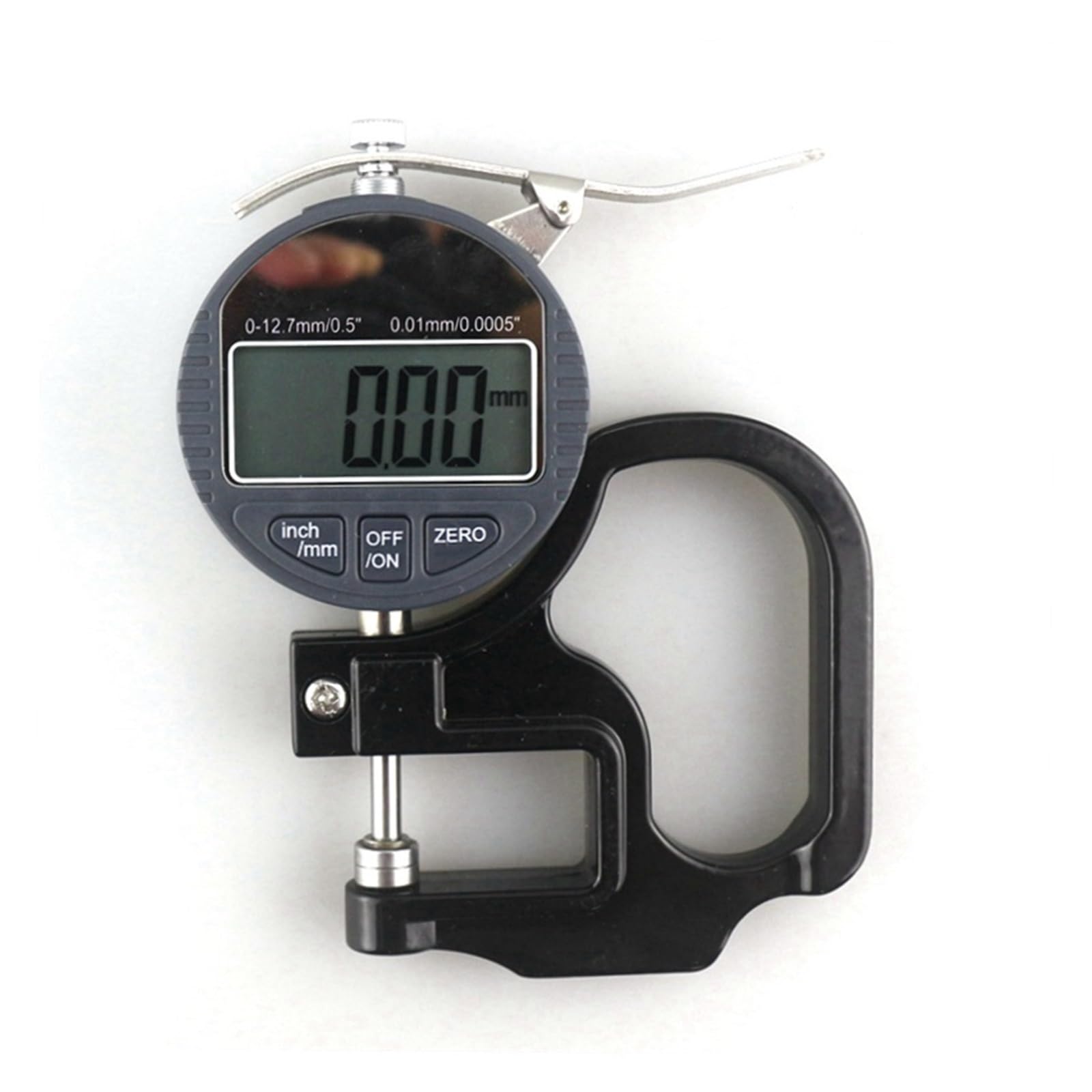 Cyfrowy miernik grubości przyrząd pomiarowy 0-12,7 mm Elektroniczny mikrometr głębokości mikrometr cyfrowy 0,01 mm