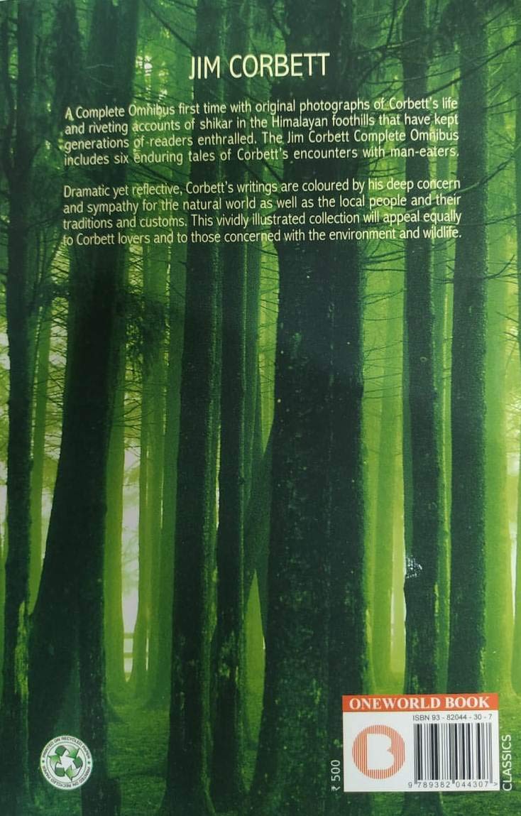 Jim Corbett - A Complete Omnibus - 2019 Edition - Green Cover