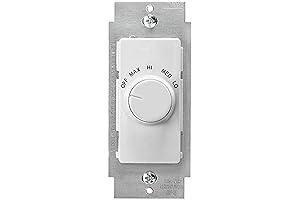 Leviton Decora Illumatech Quiet Fan Speed Controller 120V