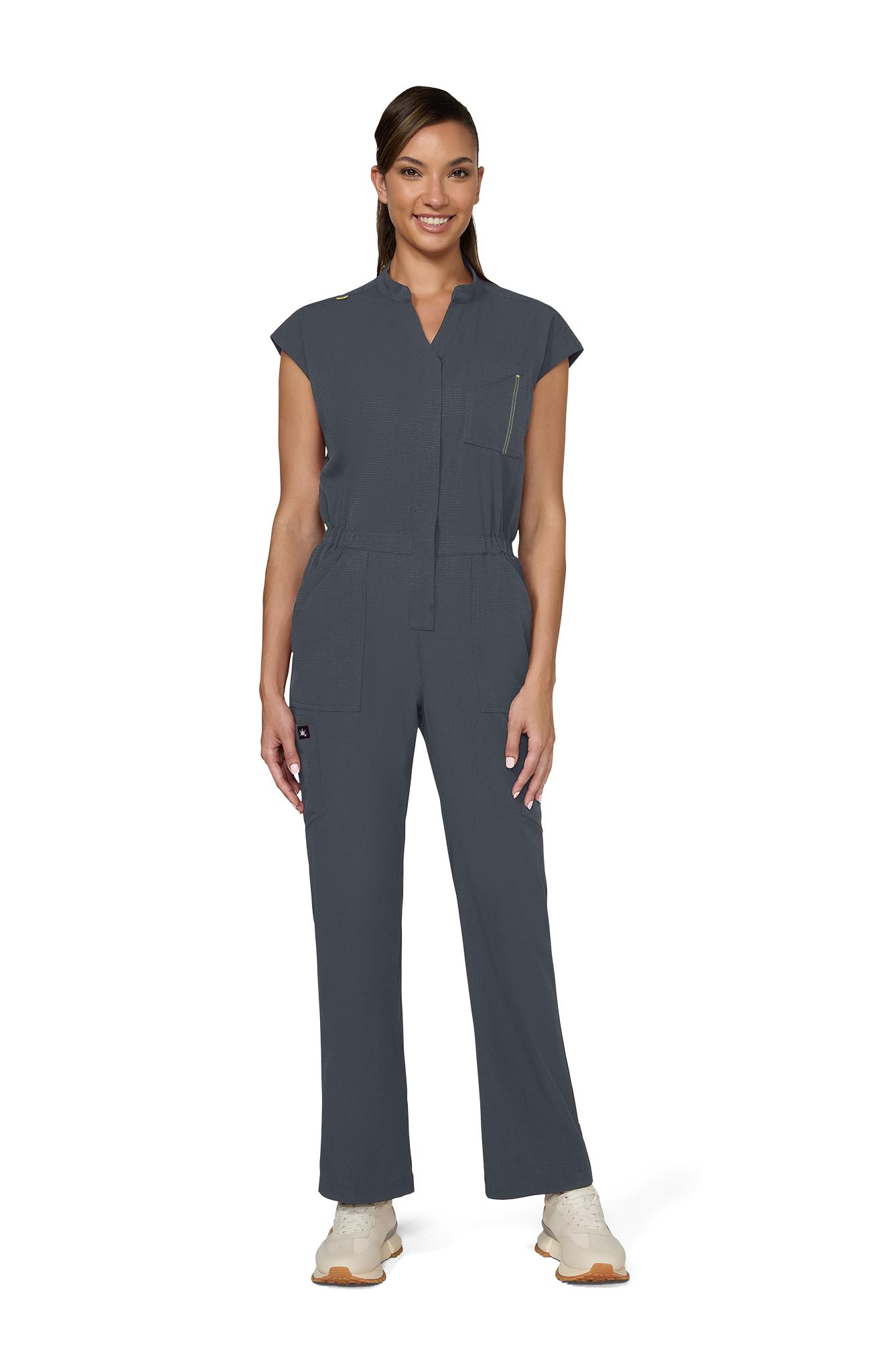 KOI Solis x Anja Women's 9-Pocket Jumpsuit