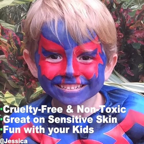 CCbeauty Professional Face Body Paint Oil Based 12 Colors Halloween Body Paint