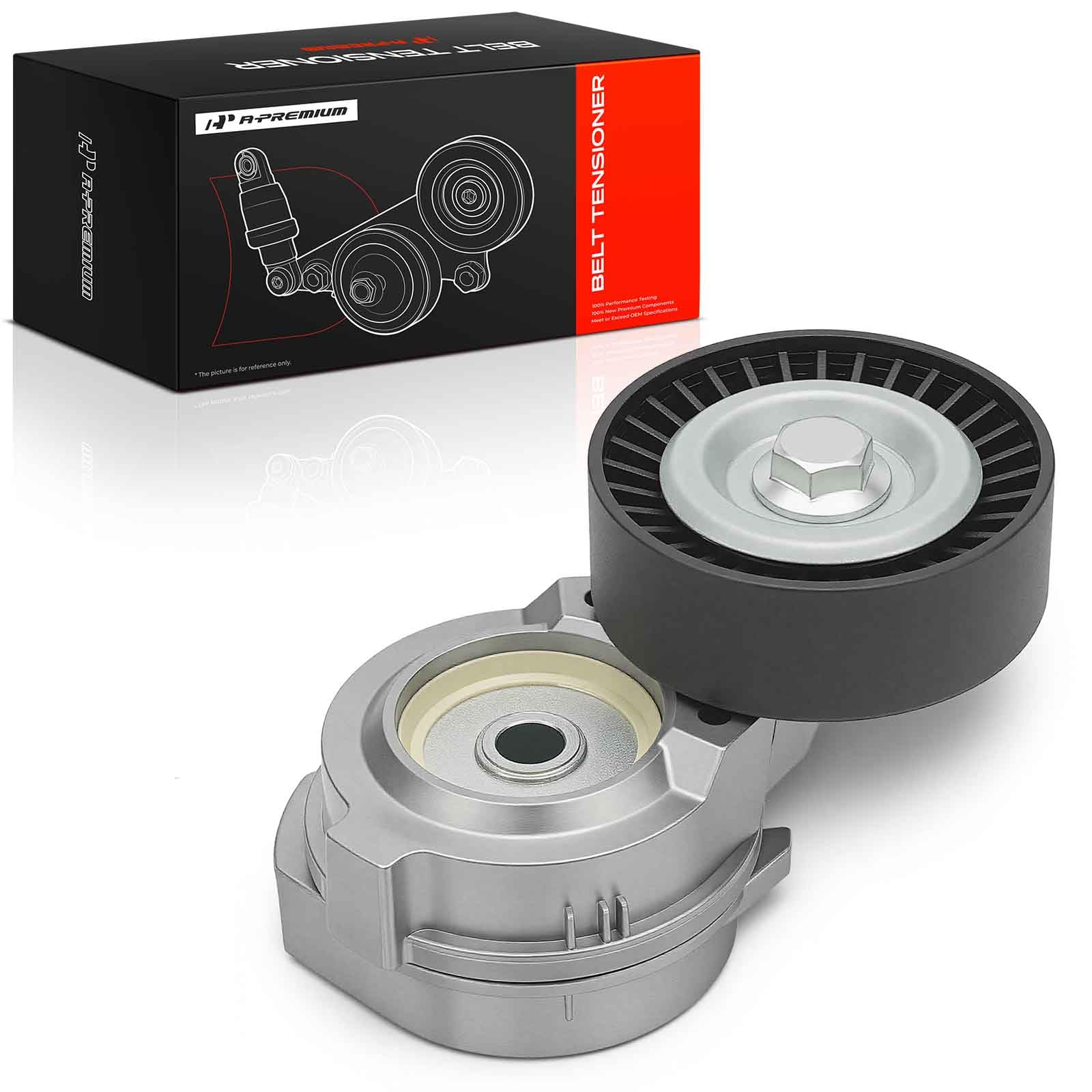 A-Premium Gruppo tendicinghia con puleggia compatibile con Dodge | Per Dodge Neon 2003-2005 e Chrysler PT Cruiser 2001-2010 2.4L, ricambio # 04668509AB, 04668509AC
