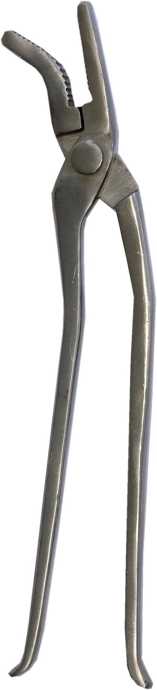 AMKA 'Special Hufnietz Nice Anatomically Shaped Stainless Steel 13 "Crocodile Pliers Horses Riveter Hoof Clincher 13 Stainless Steel Anatomic