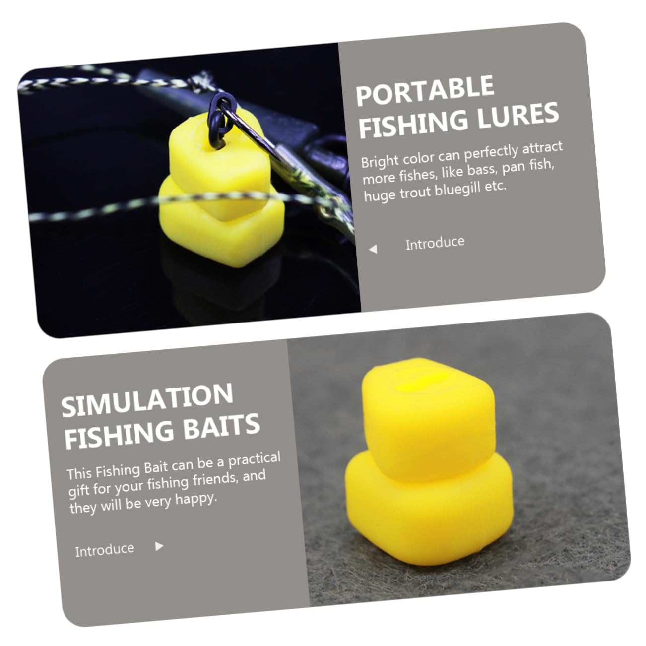 Milisten 300piezas Cebos Flotantes De Maíz Artificial para Pesca Agua Salada Señuelos Falsos Resistentes y Ligeros para Aficionados La Pesca