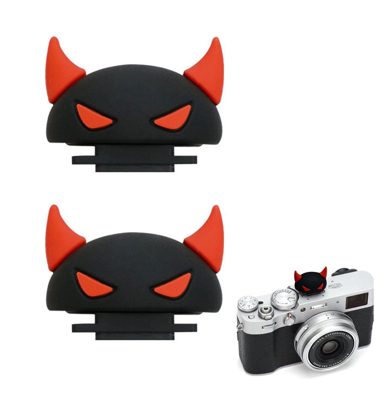Wxinsheng Hot Shoe Cover,2 Pieces Silicone Flash Shoe Cover Cap Hot Shoe Cap Protector for DSLR SLR or Mirrorless Cameras