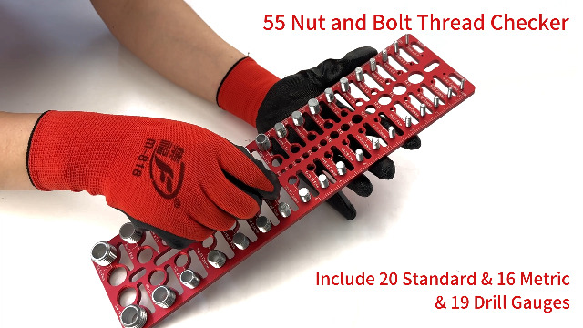 57 Nut and Bolt Thread Checker - Thread Checker Standard and