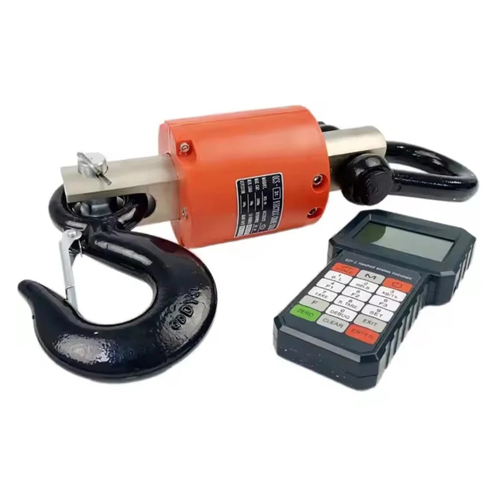 Cyfrowa ręczna waga wisząca 3/5/10 ton Elektroniczna dźwigowa ze stali węglowej, sterowana ręcznie Bezprzewodowa Wiele funkcji(3 tons)