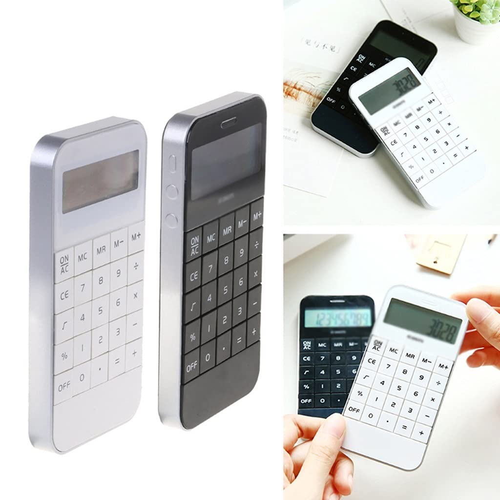 FMURY - Calculadora portátil para el hogar, computación electrónica, escuela, estudio, suministros de oficina (E)