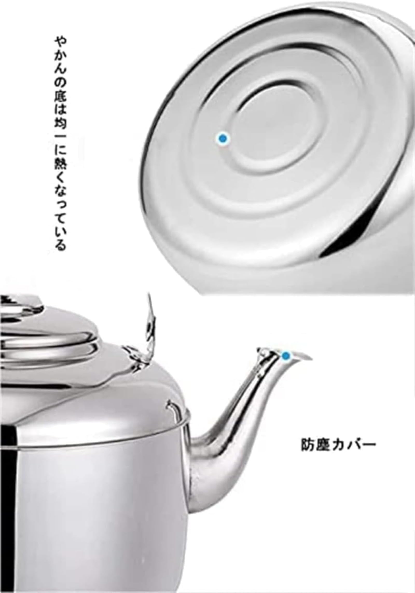 Amazon | BDHD やかん 304ステンレス鋼のティーケト4L/ 5L/6L/8L/10L