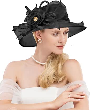 Flower Wedding Tea Party Hat Women display picture 3