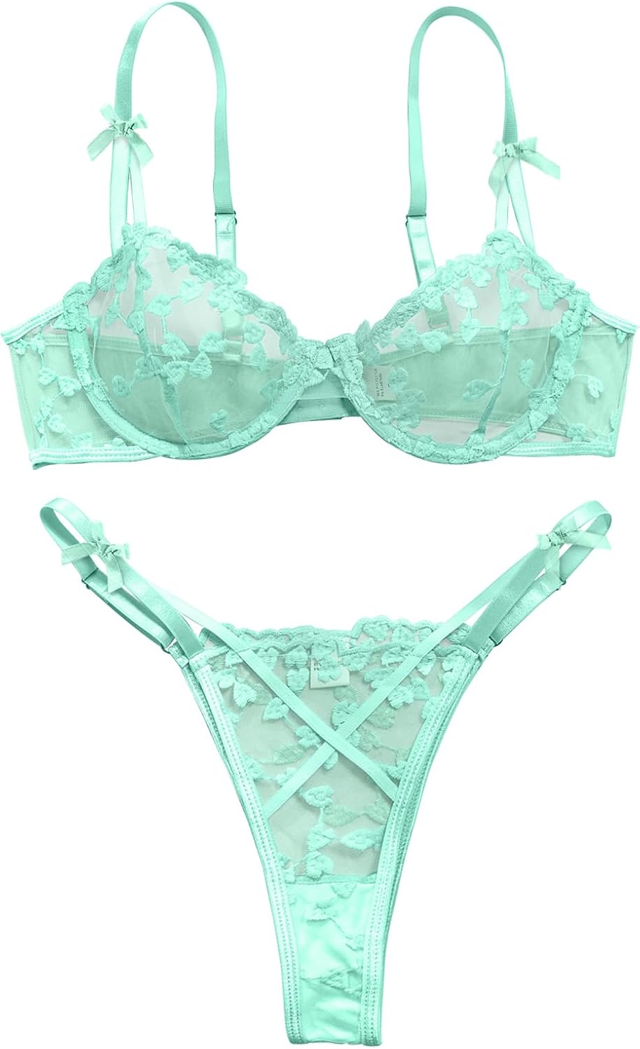Bow Mint Green