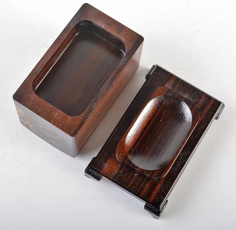 茶道具山中塗道場宗廣作虫に秋草黒檀虫篭蒔絵香合共箱MR5279