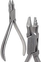 Vista 1 de Alicates jóvenes de ortodoncia, llaves orales dentales dobles y triples dobleces de arco de alambre de doblez formando alicates, instrumento