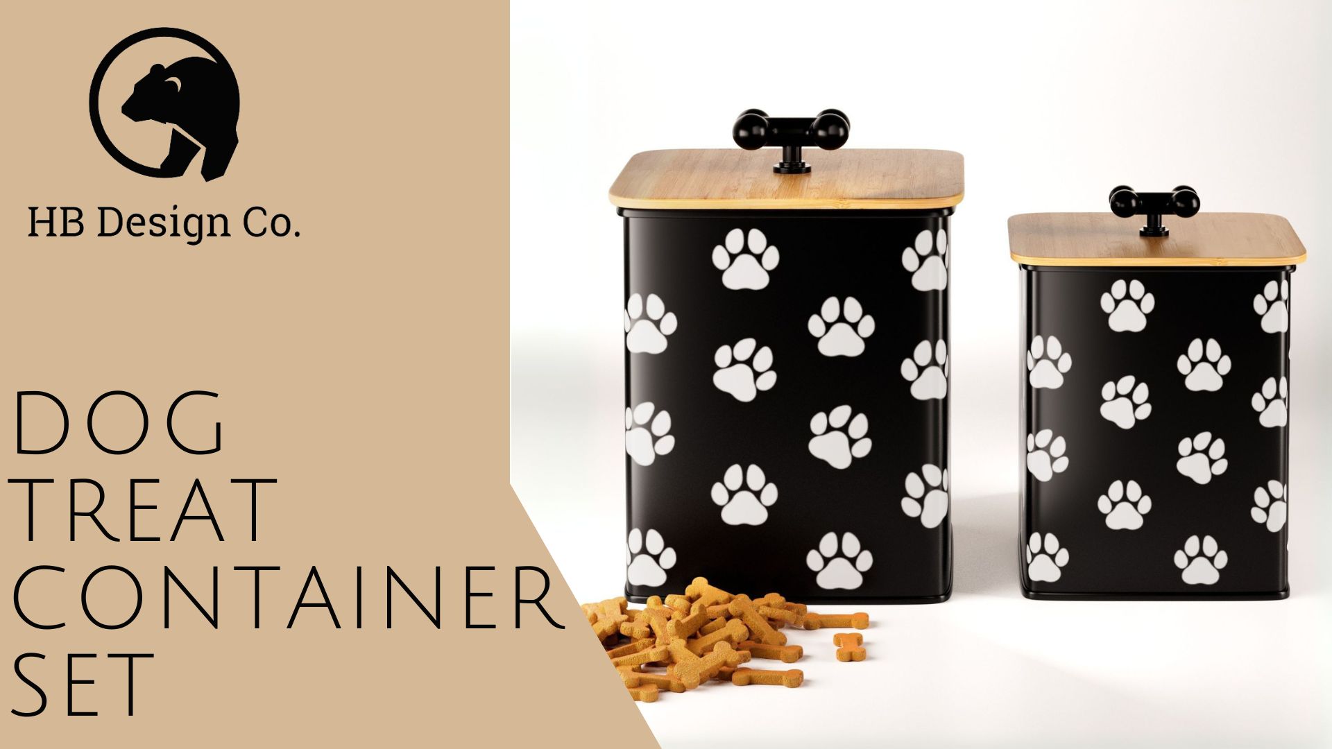 Amazon.com: Dog Treat Container Airtight Set of 2 - 8x6 & 7x5 inch