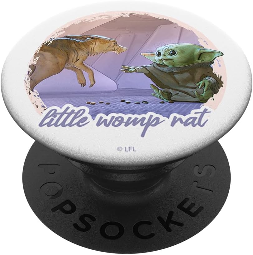 Star Wars: The Mandalorian Little Womp Rat And The Child PopSockets MagSafe PopGrip for iPhone