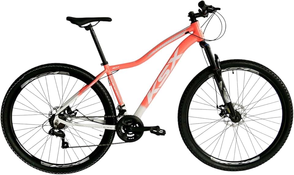Bicicleta Bike Aro 29 KSX MTB Alumínio 21V Câmbios ESPECIAIS- Feminina - Cabeamento Superior Interno