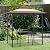FANCUF Outdoor Grill Gazebo 8 X 5 Ft Shelter Tent Double Tier Soft Top Canopy and Steel Frame with Hook and Bar Counters