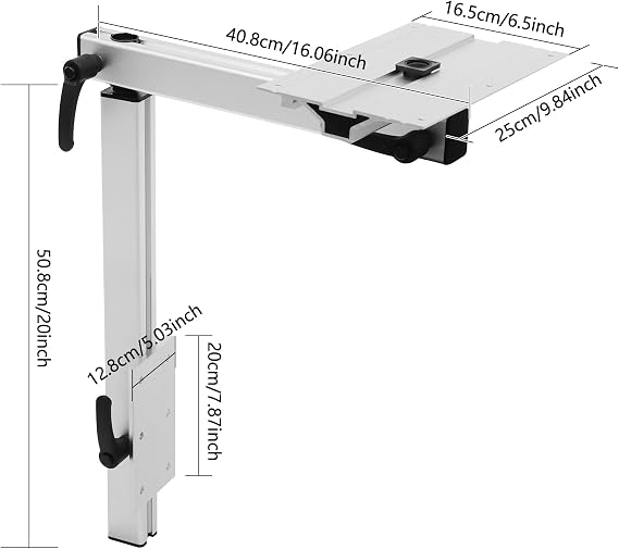 Adjustable Table Leg RV Accessories, 360 Table Leg Adjustable Height Desktop Stand, 110 Load Capacity, Suitable for RVs, Yachts