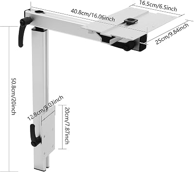 Adjustable Table Leg RV Accessories, 360 Table Leg Adjustable Height Desktop Stand, 110 Load Capacity, Suitable for RVs, Yachts