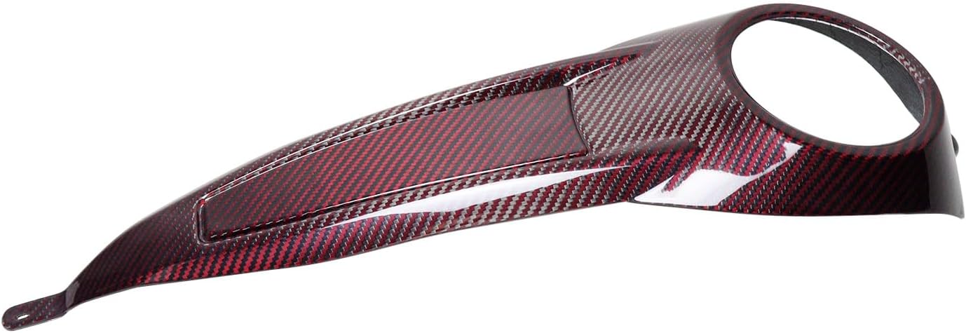 POWER JAMES 100% Red Carbon Fiber Gas Fuel Tank Panel Console Compatible with 2023-2025 Touring CVO Street Glide, Road Glide, FLHXSEST, FLTRSEST, 2025 FLHX, FLTR (RED)