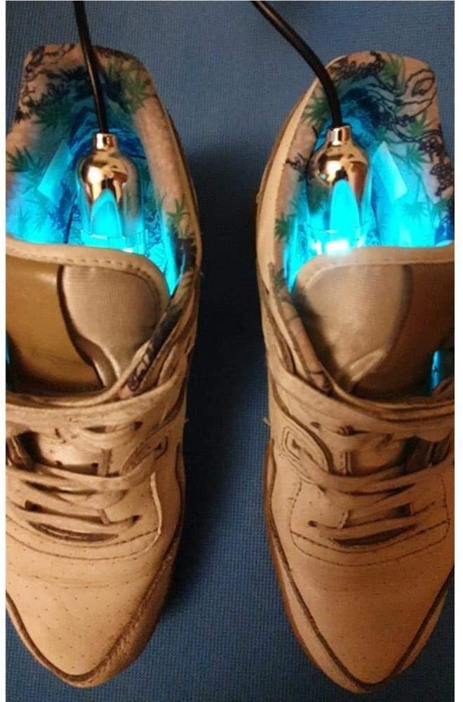 Scarpe Asciuga Scarponi Scaldino Deodorante Deumidifica Disinfettante Interruttore di ripristino Sterilizzazione a ozono ultravioletto (Color : Us) (Us)