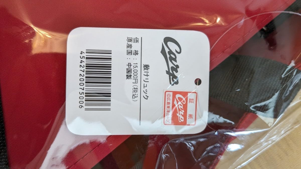 カープグッズ 2023 限定 でかリュック カープグッズ 2023 限定 でかリュック 巨大】もはや人間が包まれ