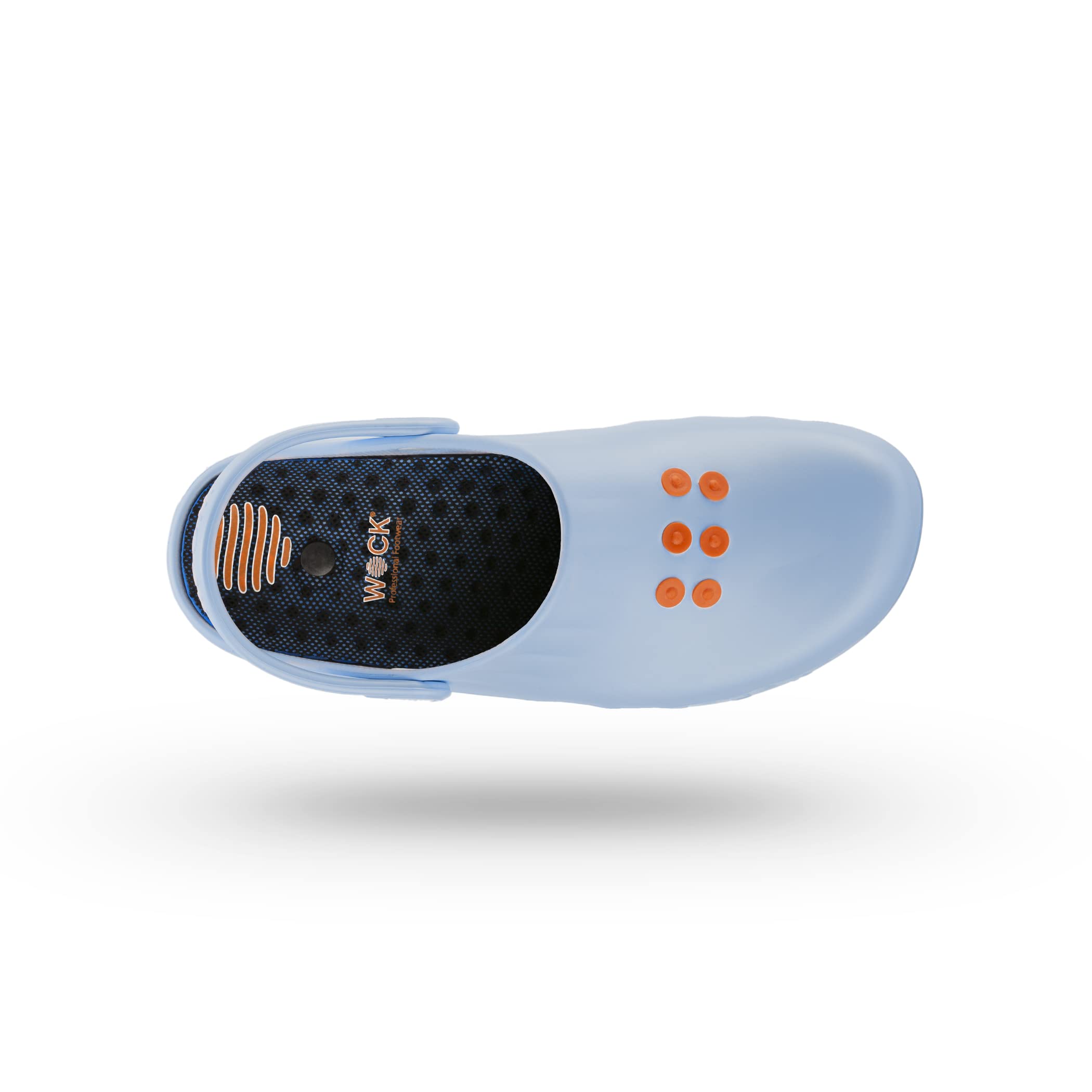 WOCK Nube con Soletta, Zoccolo Sanitario Donna e Uomo, Zoccoli Sanitari Ultraleggere Antiscivolo SRC, Antistatico e Traspirante con Cinturino