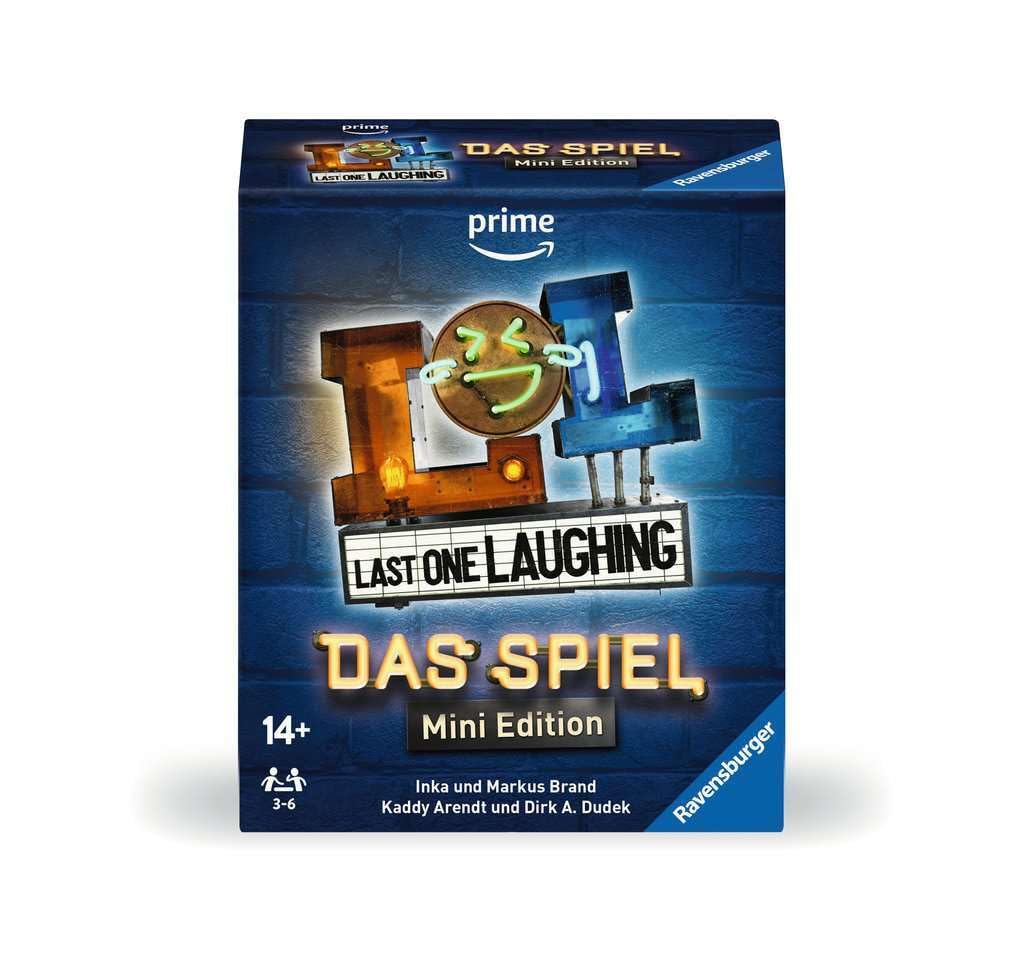 Ravensburger Last One Laughing - Das Spiel - Mini Edition - Kartenspiel ab 14 Jahre